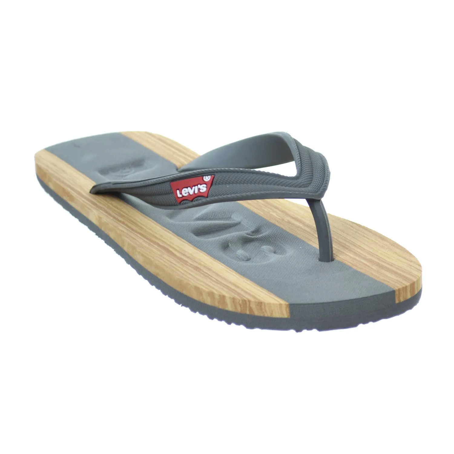 Bridal Slippers For Getting Ready Levis Jayden Men's Sandals Charcoal/Tan