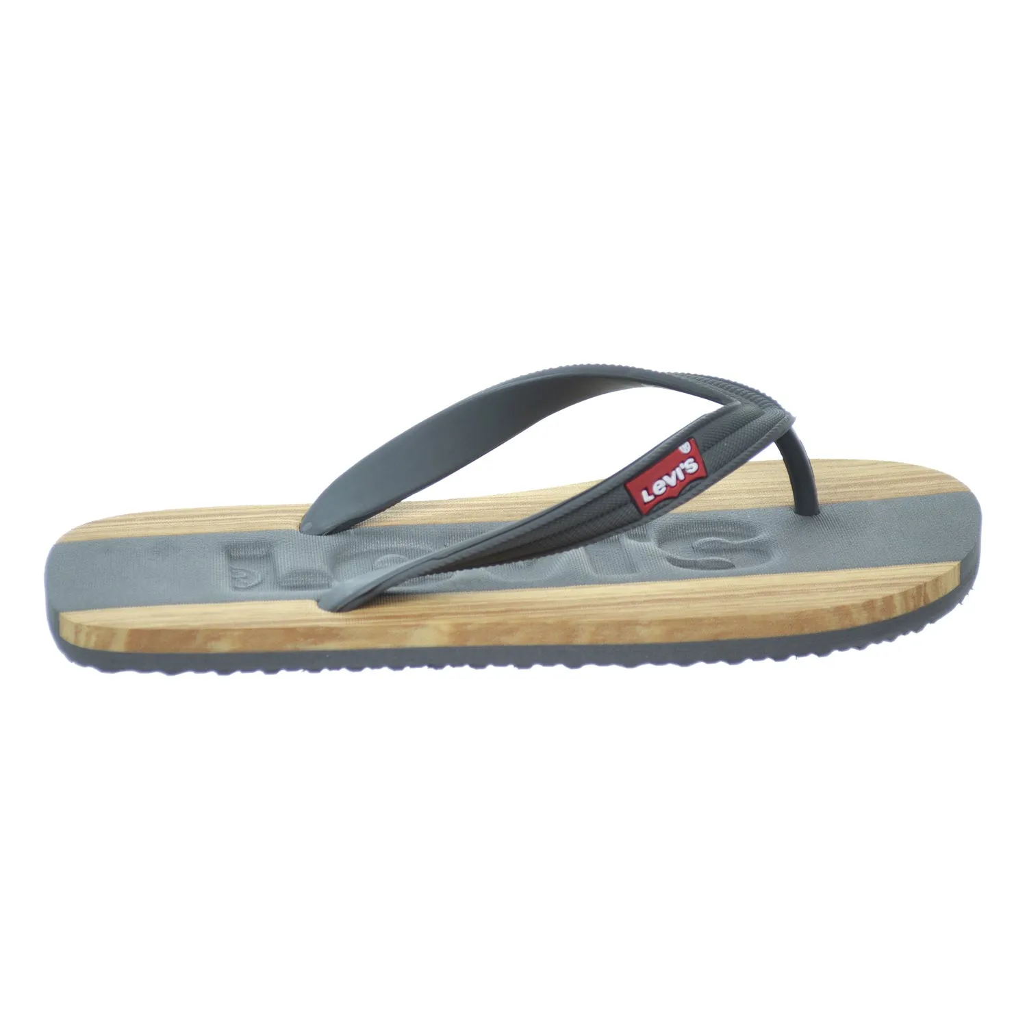 Levis Jayden Men's Sandals Charcoal/Tan Cheap Slippers