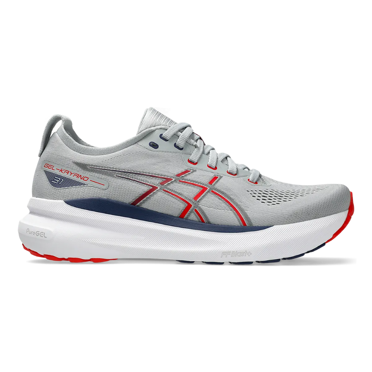 Stores That Sell Asics Shoes Asics Gel Kayano 31 - Piedmont Grey - Fiery Red