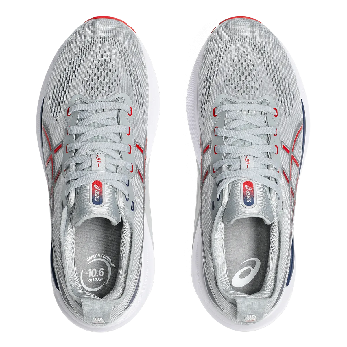 Asics Gel Kayano 31 - Piedmont Grey - Fiery Red Asics Jolt 4 Wide Running Shoe