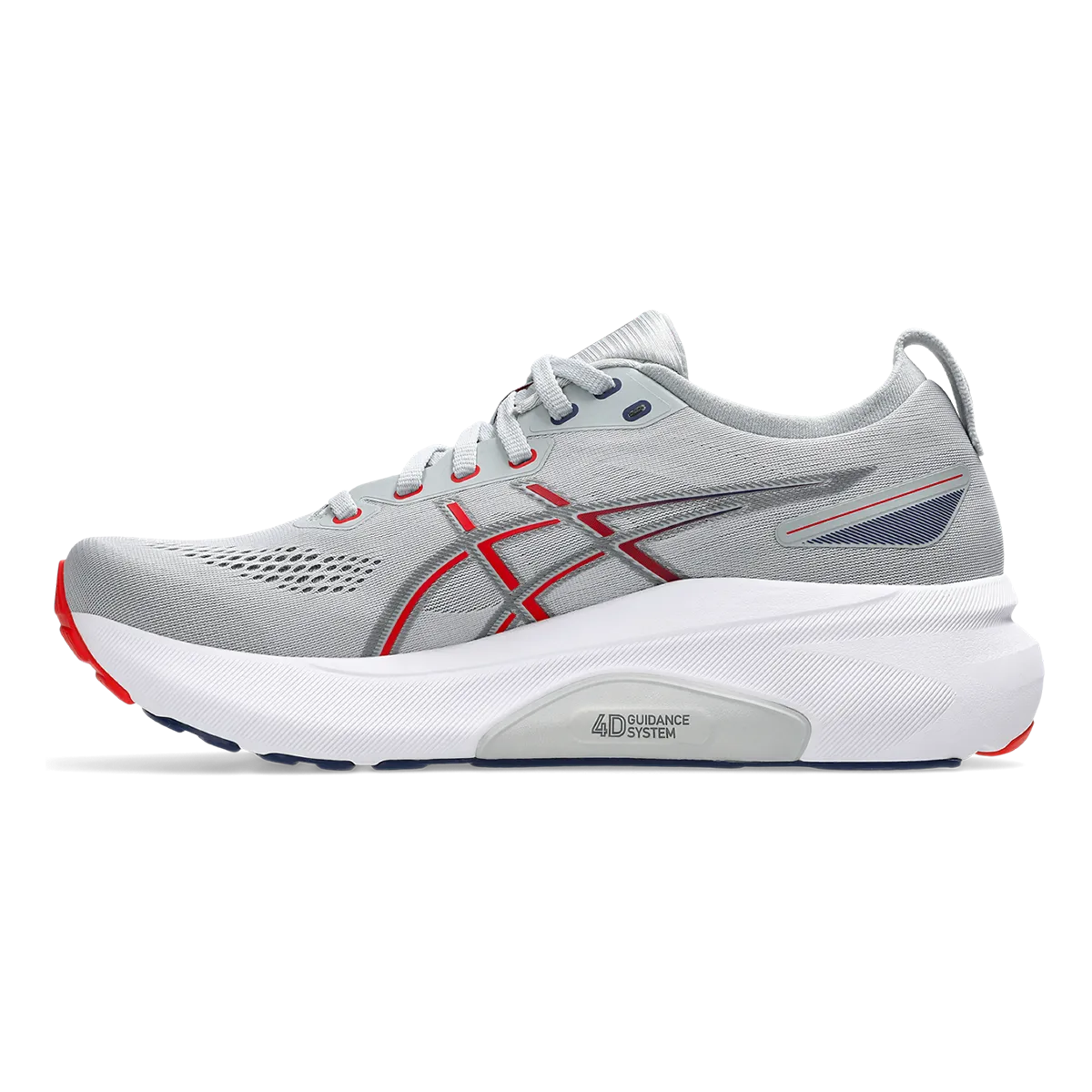 Asics Gel Kayano 31 - Piedmont Grey - Fiery Red Asics Gel-kinsei Max Running Shoes