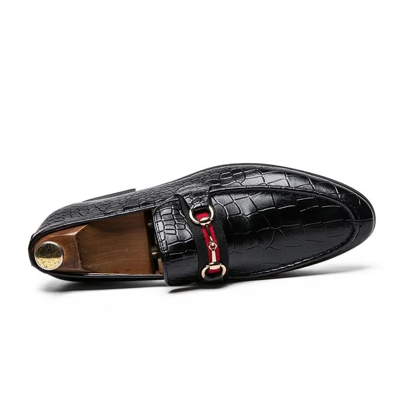 Wedding Flats Shoes Men's Casual Handmade Breathable Comfortable Leather Flat Oxfords Formal Dress Shoes