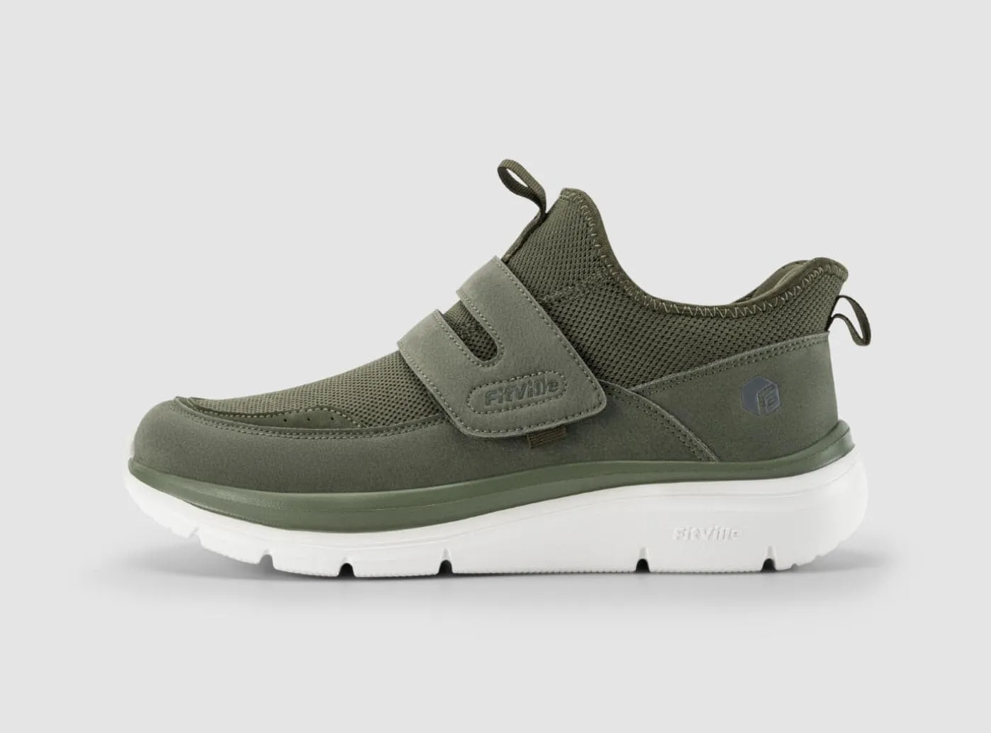 FitVille Men's Cloud Wanderer V5 Sole Flat Shoe Laces