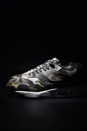 Carbon Asics Nike Air Max 1 Vintage Camo
