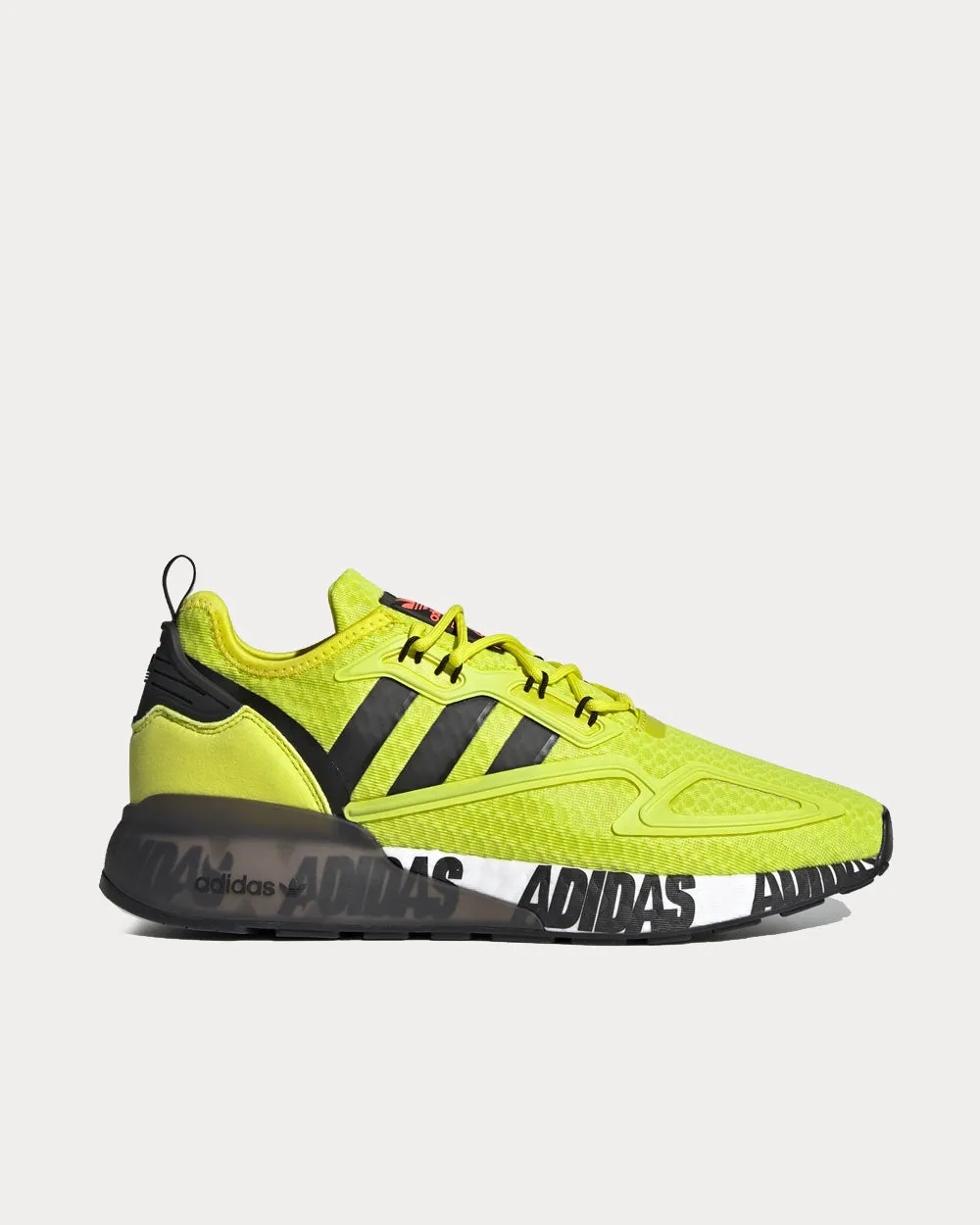 ZX 2K Boost Acid Yellow Low Top Sneakers Adidas Samba Shoe Palace