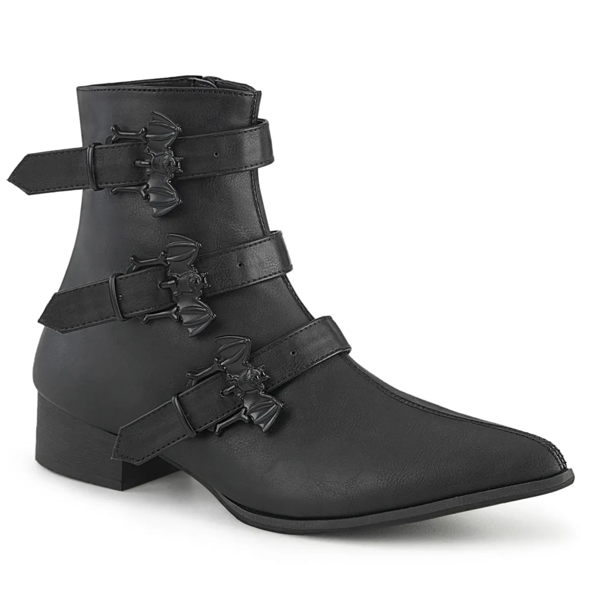 No Heel Cowboy Boots Vampire Lord/Lady Ankle Boots (Unisex)