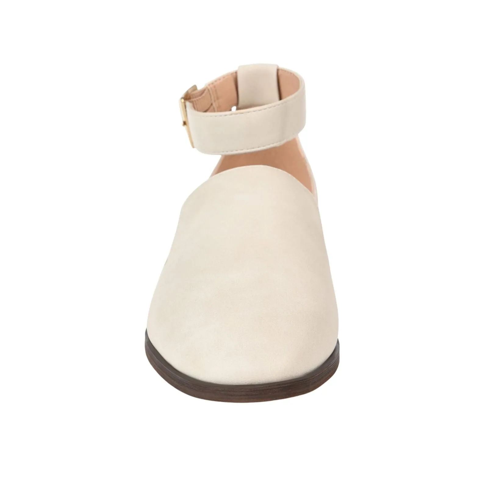 Journee Collection Amputee Replacement Left Shoe Only Flats Ivory Off White 8W Shoes Dressy Flats