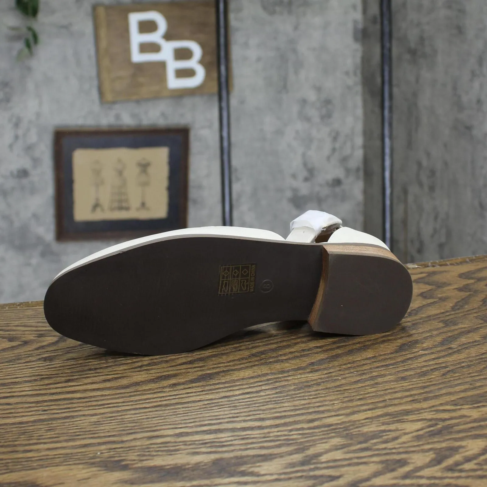 Flat Slingback Shoes Flats Journee Collection Amputee Replacement Left Shoe Only Flats Ivory Off White 8W