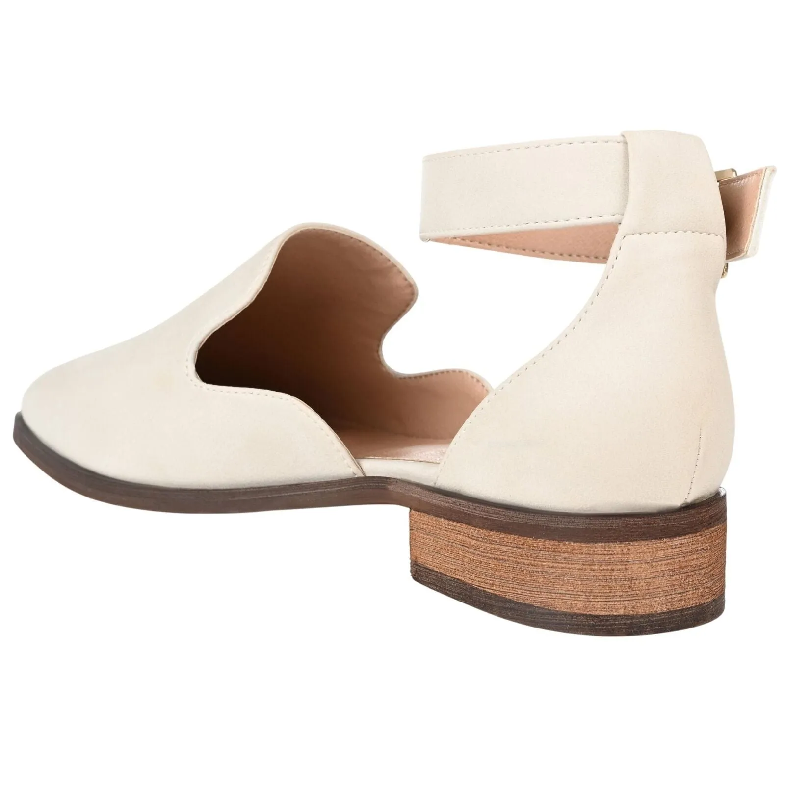 Best Walking Shoe For Flat Feet Journee Collection Amputee Replacement Left Shoe Only Flats Ivory Off White 8W