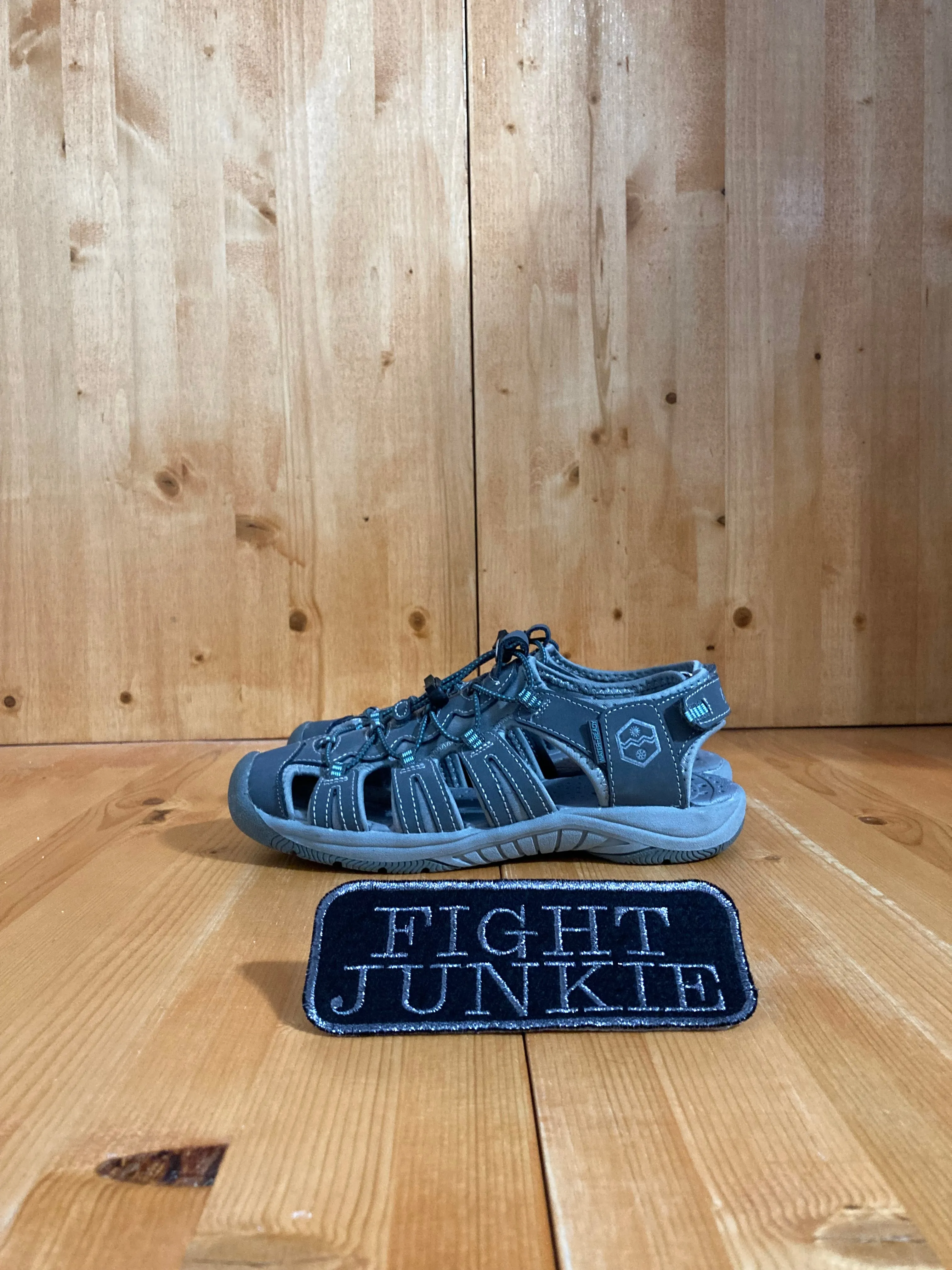 KHOBU CRYSTAL Women's Size 6M Water Sandals Gray Best Waterproof Formal Shoes