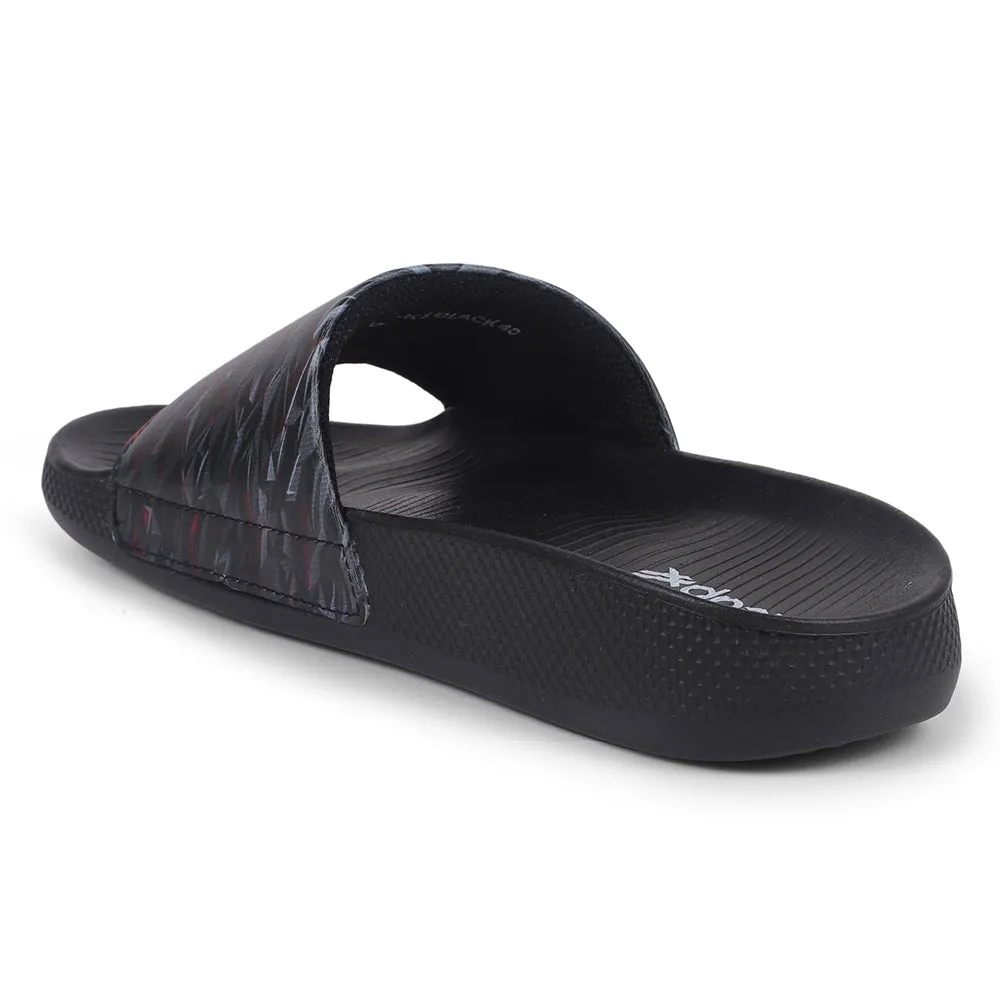 Leap7x By Liberty Men NITWALK-2 Black Casual Slides Adilette Sandals