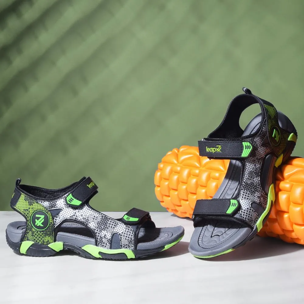 Mule Sandals Leap7x By Liberty Mens ANDORRA Black Sporty Casual Sandal