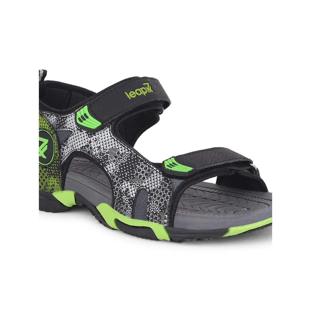 Kira Sport Sandals Leap7x By Liberty Mens ANDORRA Black Sporty Casual Sandal