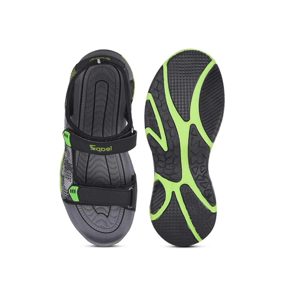 Bandolino Sandals Leap7x By Liberty Mens ANDORRA Black Sporty Casual Sandal