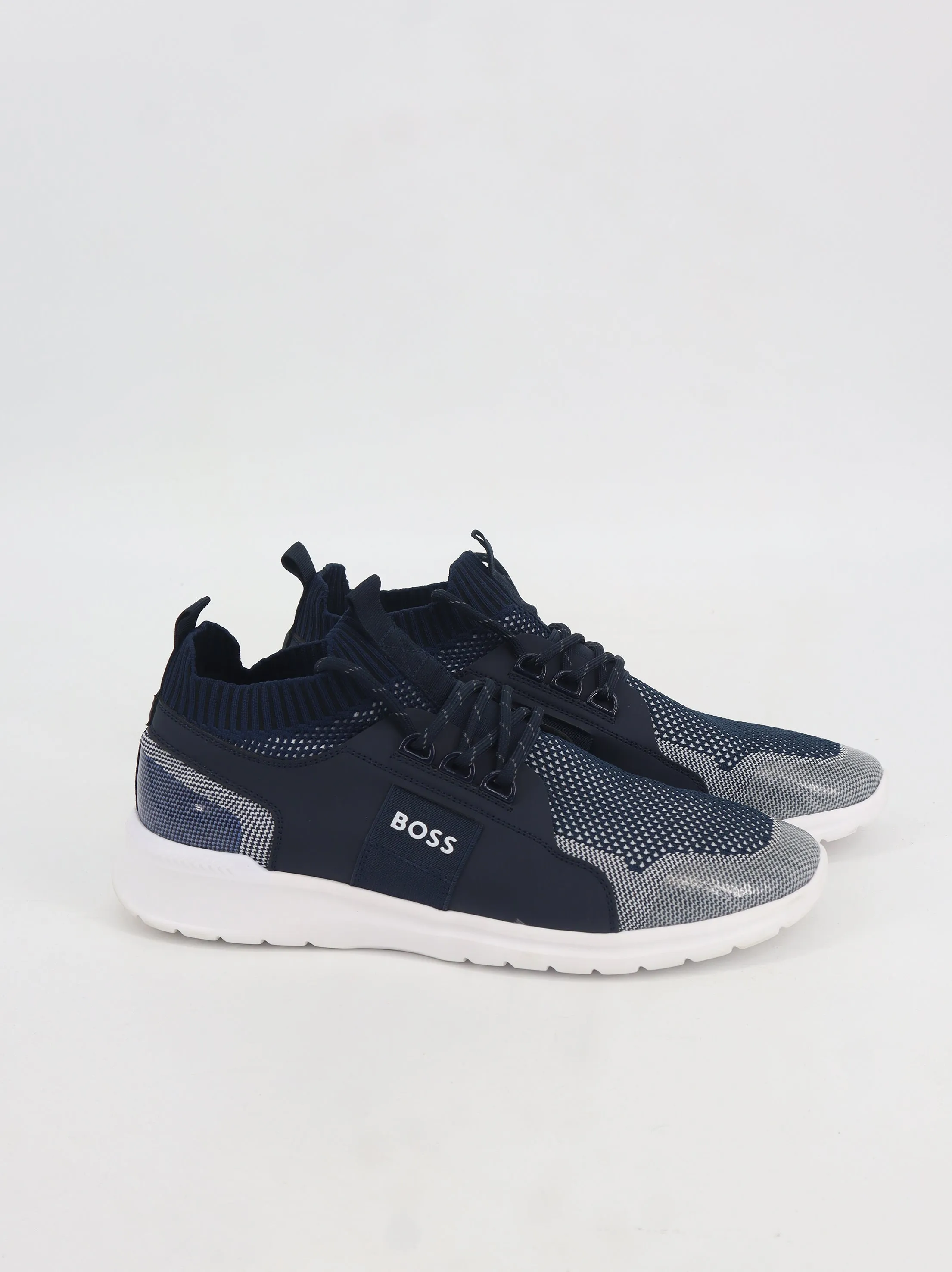 Men's Textured Sneakers,Navy Best Casual Streetwear Shoes