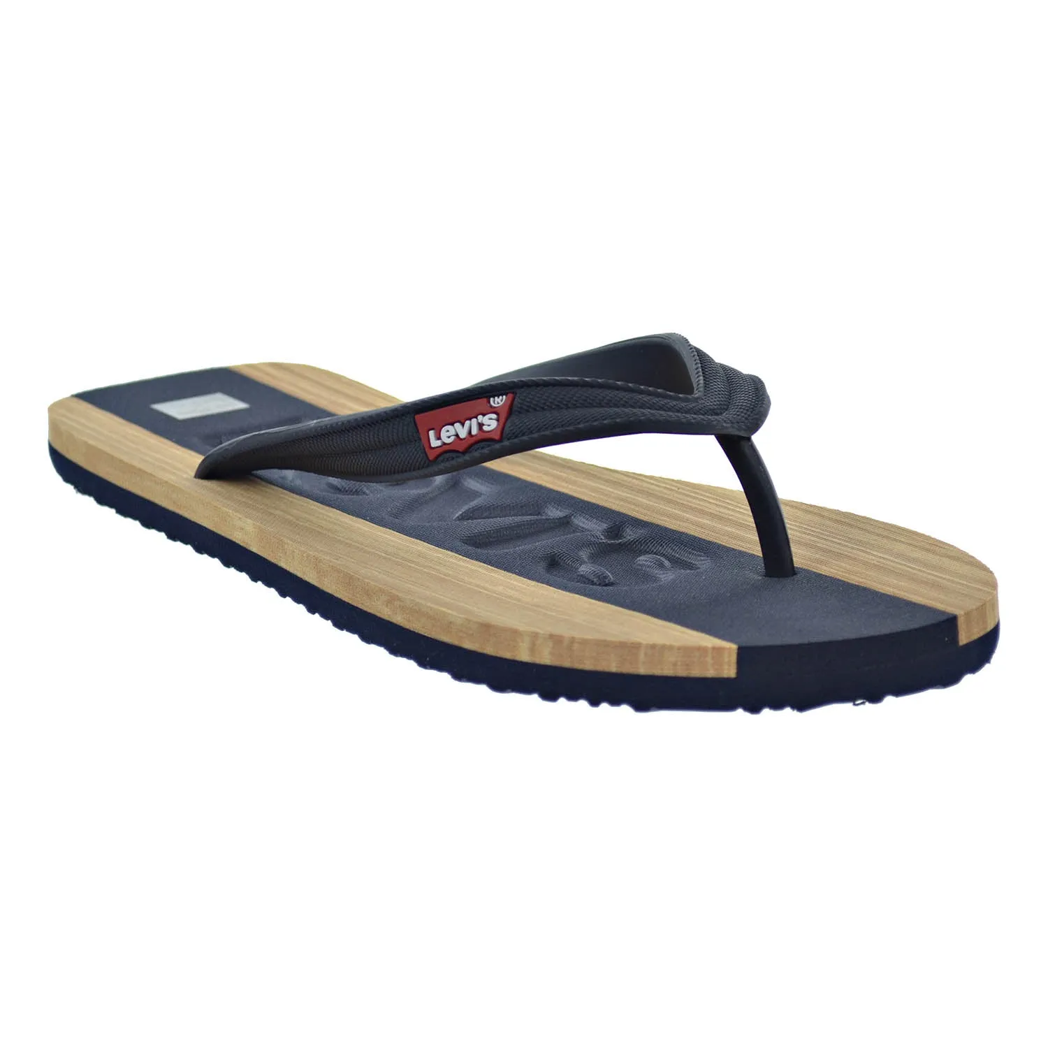 Ruby Slippers Oakleaf Hydrangea Levis Jayden Men's Sandals Navy/Tan