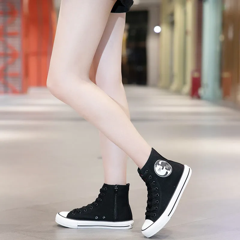 Nanccy Casual   Breathable High-Top Shoes Stylish Casual Shoes