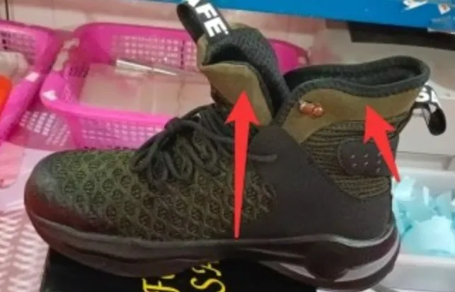 High-top Safety Shoes Construction Protective Footwear Men Steel Toe Shoes Breathable Hiking Boots Puncture Proof Work Boots Swift Hiking Shoes