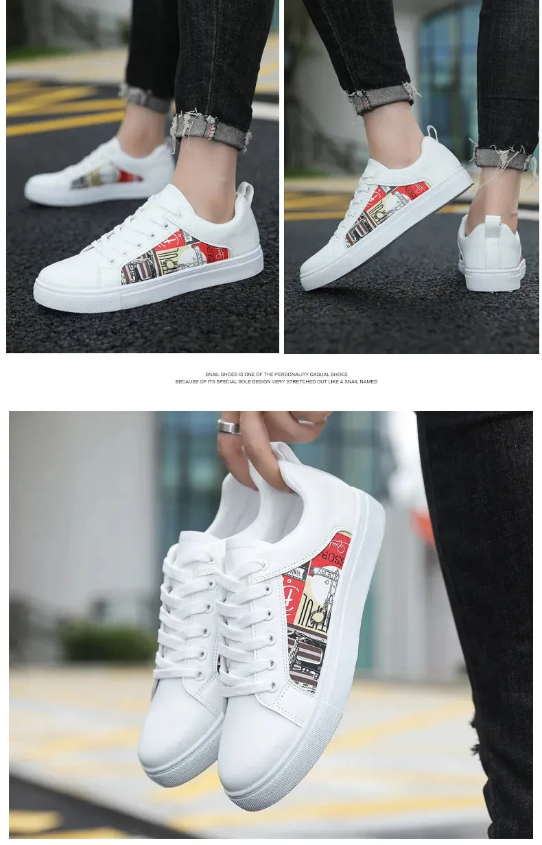 White Shoes For Men Fashion Korean Male Flat Sneakers Boys Running Shoes Man's Tennis Shoes Large Size 47 48 Students Sneakers Powder Blue Flat Shoes