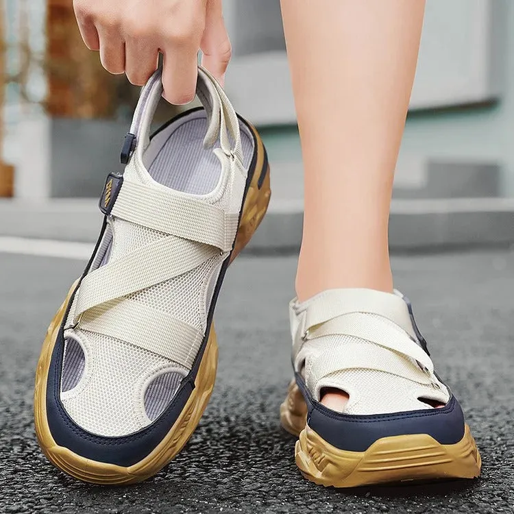 Limited Time Offer 49% OFFMen's Summer Mesh Breathable Sport Sandals Quilted Sandals