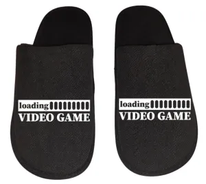 White Mountain Slippers loading video game video game Gamer Gaming Men's Slippers / House Shoes slides dad husband father son gift