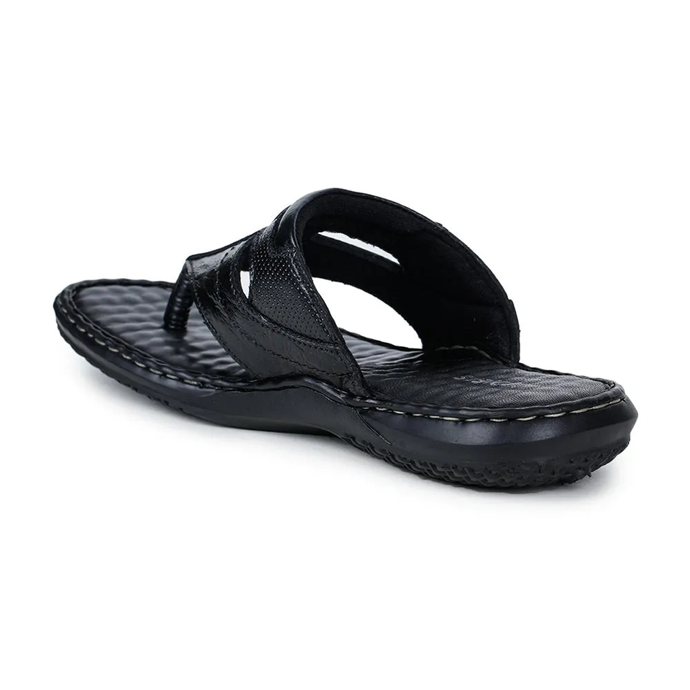 Coolers By Liberty DTL-3 Casual Black Slippers & Flip-Flop For Men Sandals Hotel Maldives