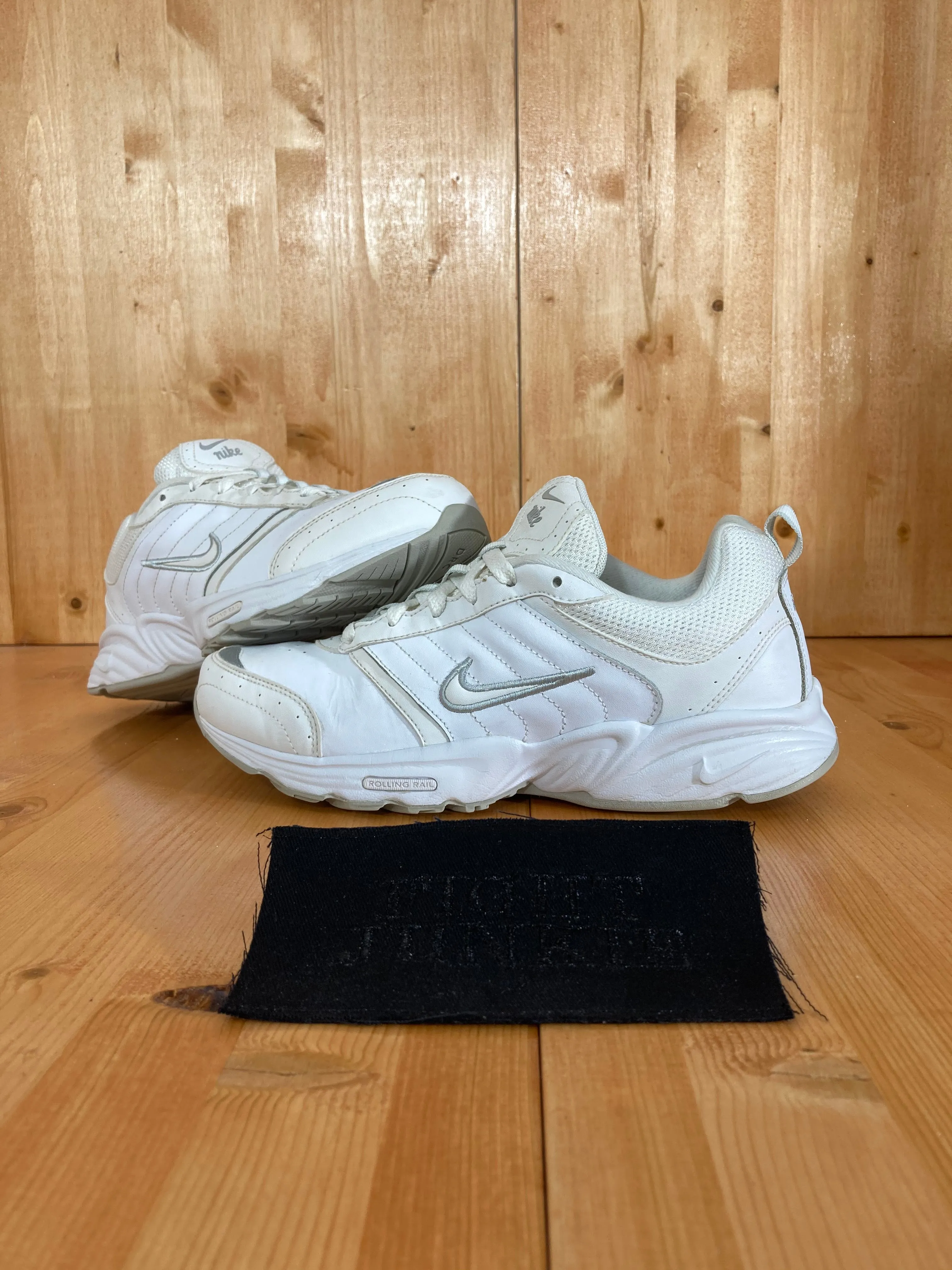 NIKE VIEW II 2 ROLLING RAIL Mens Size 8 Leather Walking Shoes Sneakers Asics Shoes Vs Brooks