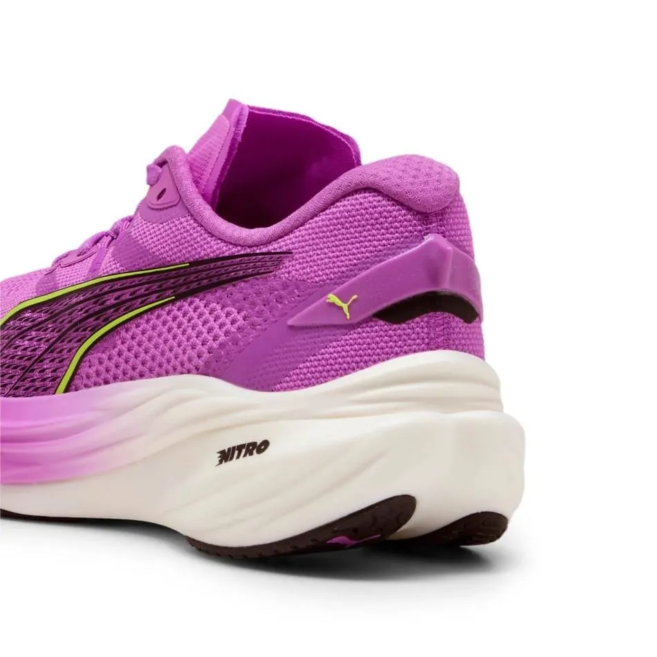Puma Women's Deviate NITRO 3 Running Shoes in Pure Magenta/Yellow Alert/Puma White SS25 Promo Code For Asics Shoes
