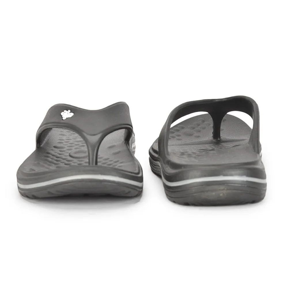 Fly Sandals A-HA Casual Black Flip Flop For Men BEACHTIME By Liberty