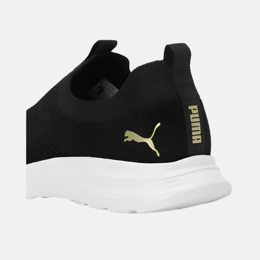 Asics Novalis Shoes Puma Cirque Slipon Women's Running Shoes -Black