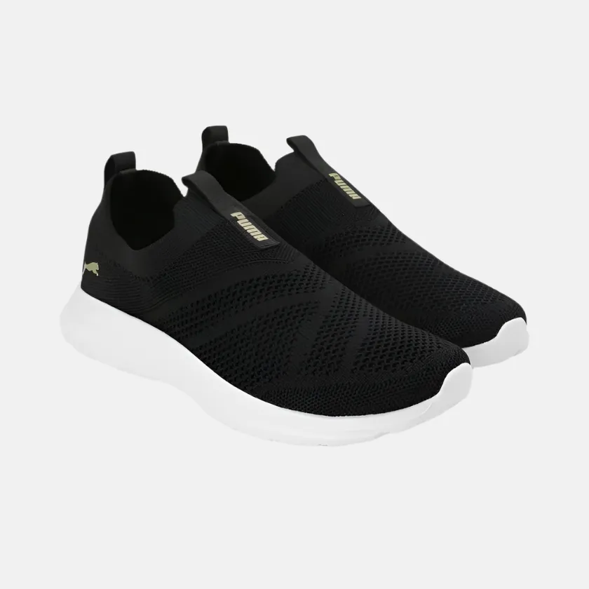 Puma Cirque Slipon Women's Running Shoes -Black Best Asics Marathon Running Shoes