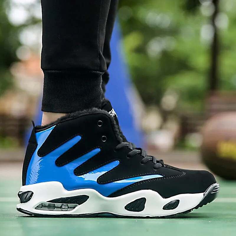 Hiking Shoes Shaped Like Feet Men Sneakers Winter Plush Snow Boots Man Air Cushion Sport Shoes Zapatillas Hombre Deportiva Outdoor Men's Hiking Trekking Shoes