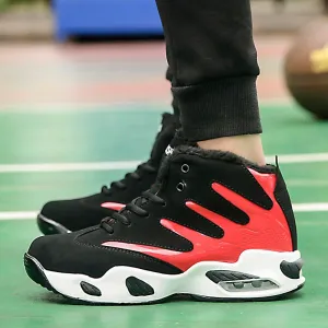 Best Mid Hiking Shoes Men Sneakers Winter Plush Snow Boots Man Air Cushion Sport Shoes Zapatillas Hombre Deportiva Outdoor Men's Hiking Trekking Shoes