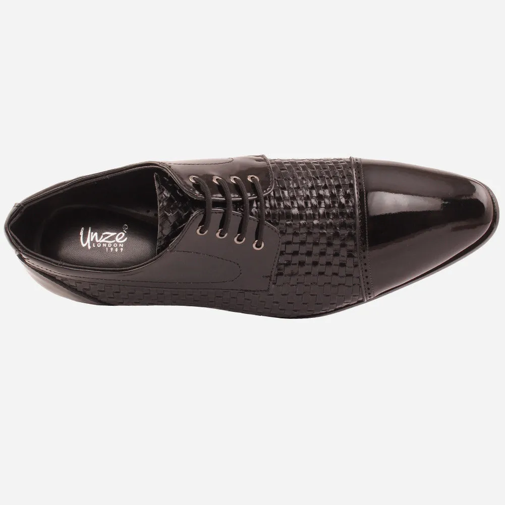 Flat Sole Training Shoes Men"LAZARO" Formal  Lace-Up Shoes Collection