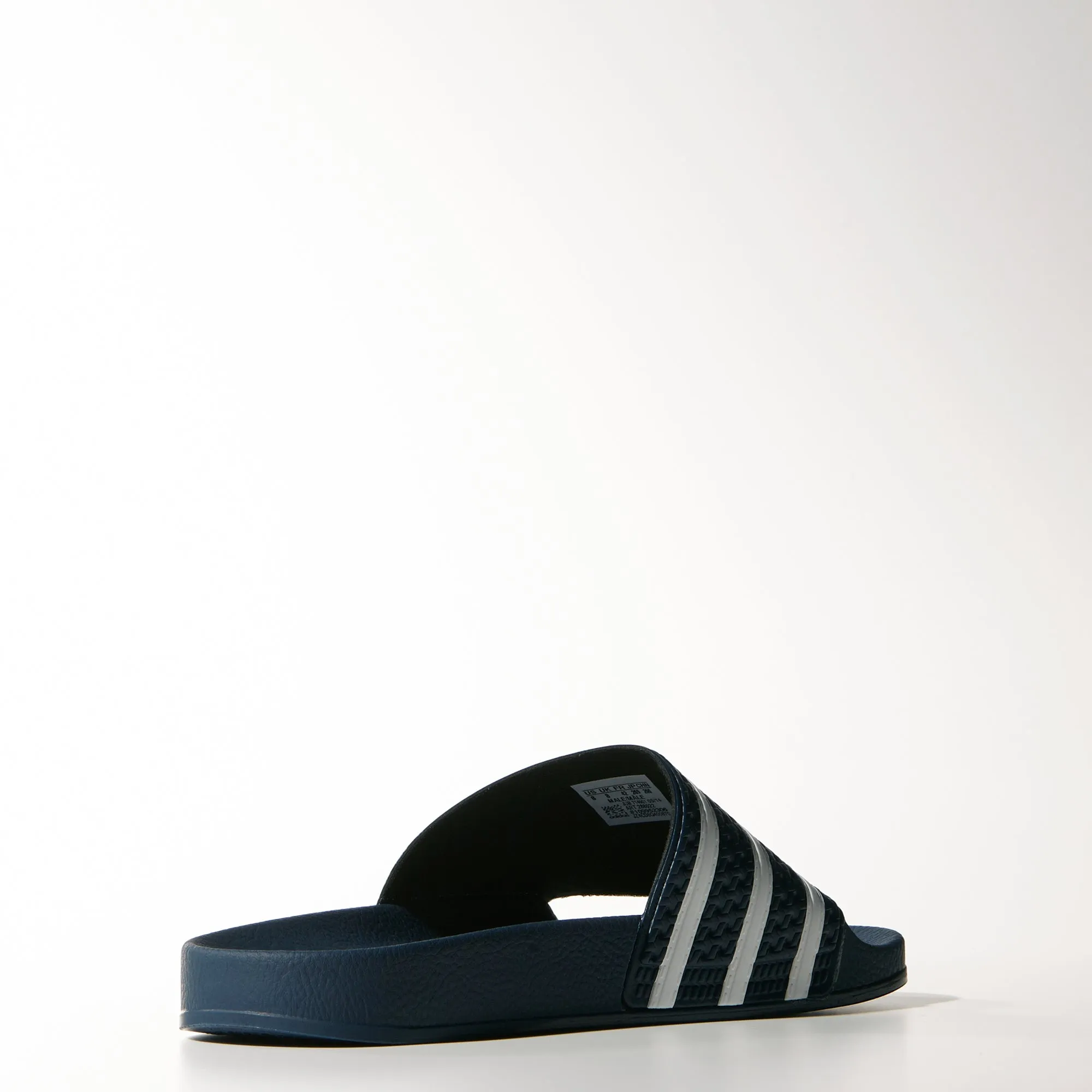 Men's adidas Originals Adilette Slides Adi Blue / White / Adi Blue Adidas Tokyo Shoes Suede