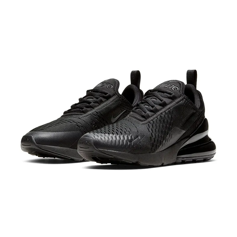 Men's Air Max 270 Black/Black/Black Asics Gel 8 Tennis Shoes
