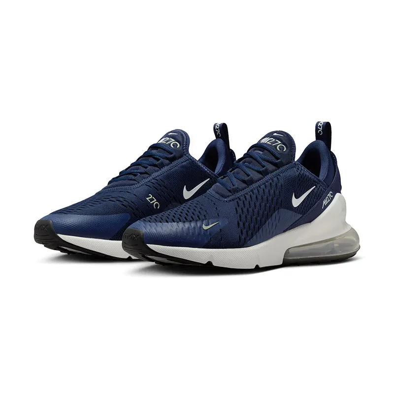 Best Asics Motion Control Running Shoes Men's Air Max 270 Midnight Navy/White