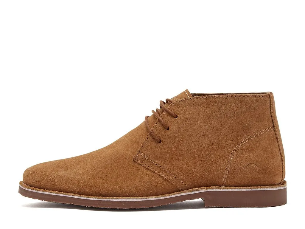 Clean Suede Boots Men's Andros Boots - Tan