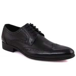 Flat Plastic Shoes Mens ARCHIE Perforated Designing Closed Laces Classic Oxford