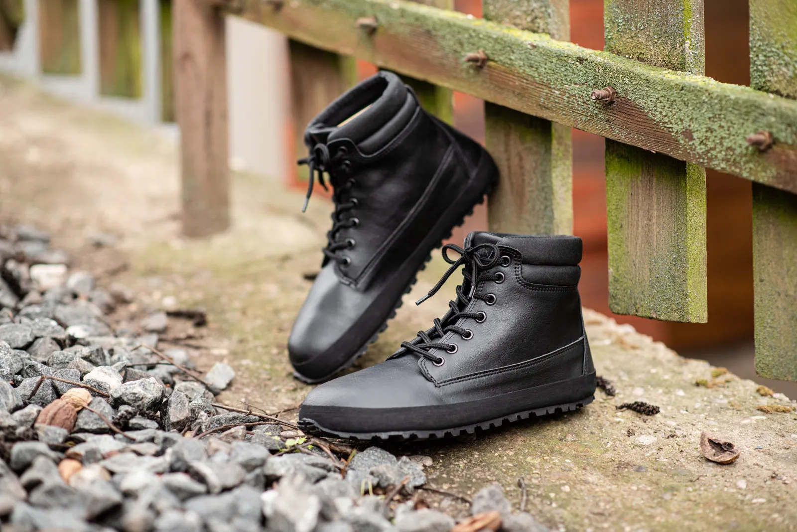 Wide Size Hiking Shoes Men's barefoot shoes Shuma Nature black