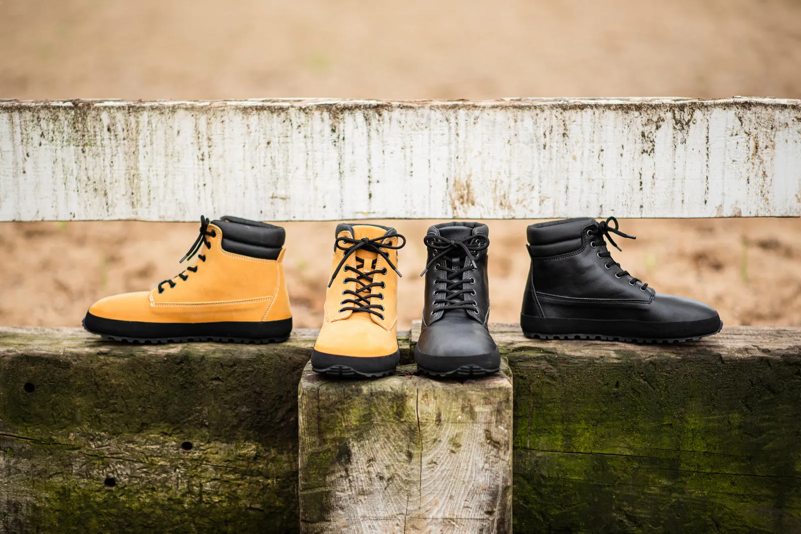 Men's barefoot shoes Shuma Nature black Versatile Hiking Shoes