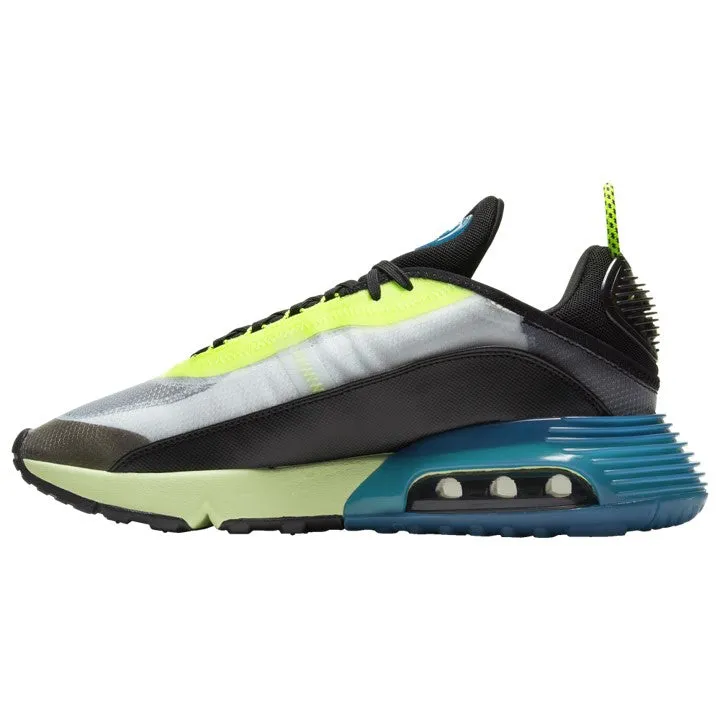 Men's Nike Air Max 2090 Running Shoes, BV9977 101 Multi Sizes White/Black/Volt/Valerian Blue Asics Basketball Shoes Yuki Kawamura