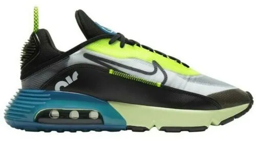 Men's Nike Air Max 2090 Running Shoes, BV9977 101 Multi Sizes White/Black/Volt/Valerian Blue Asics Gel-nyc Running Shoes