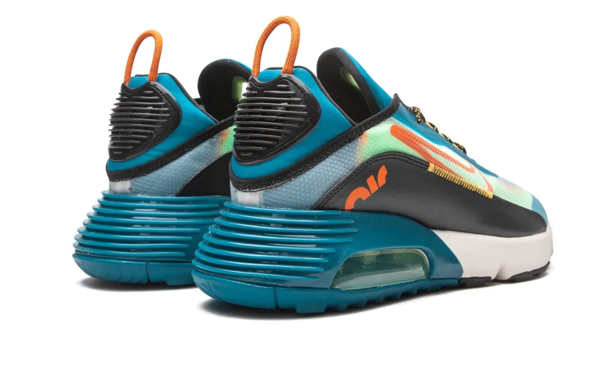 Men's Nike Air Max 2090 Running Shoes, CZ7867 300 Multi Sizes Green Abyss/Starfish/Illusion Green Pickleball Asics Shoes