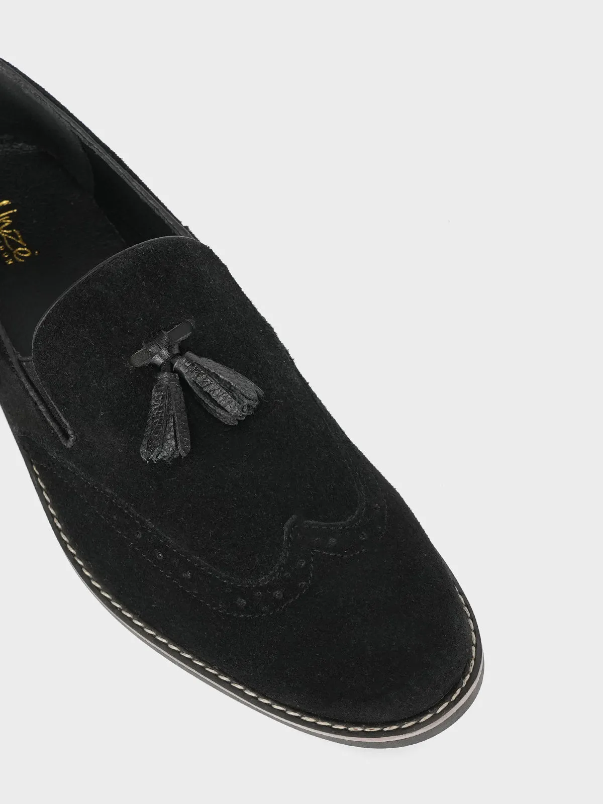 Mens "TIPATHI" Formal  Rounded Toe Formal Wide Toe Box Flat Pedal Shoes