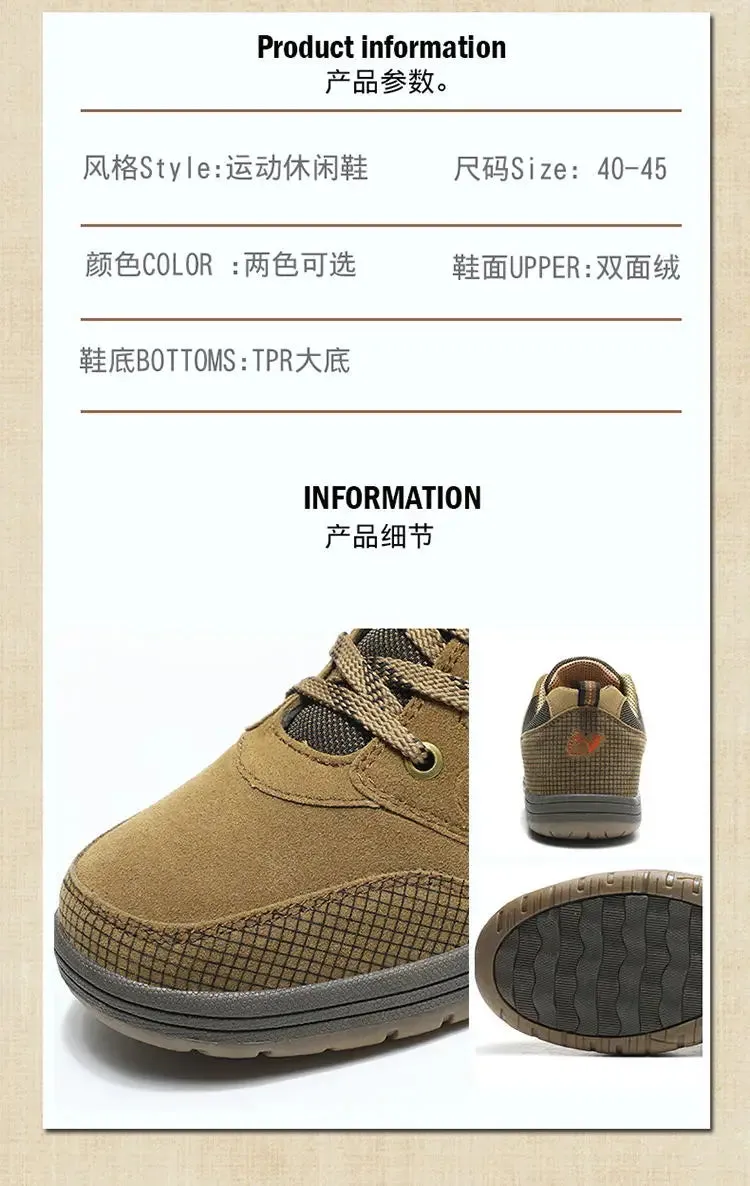 Vivobarefoot Hiking Shoes Review Men Outdoor Casual Flat Shoes Classic Style Hiking Shoes Wear Resisting Anti-Skid Walking Middle Aged Male Jeans Footwear Winter