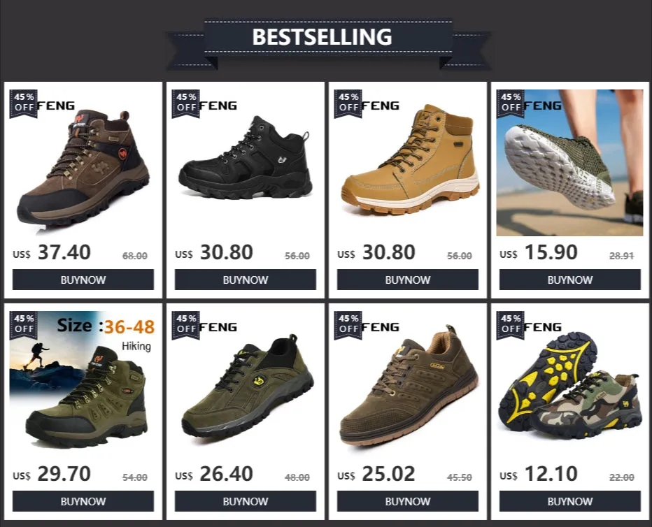 Best Outdoor Hiking Shoes Men Outdoor Casual Flat Shoes Classic Style Hiking Shoes Wear Resisting Anti-Skid Walking Middle Aged Male Jeans Footwear Winter