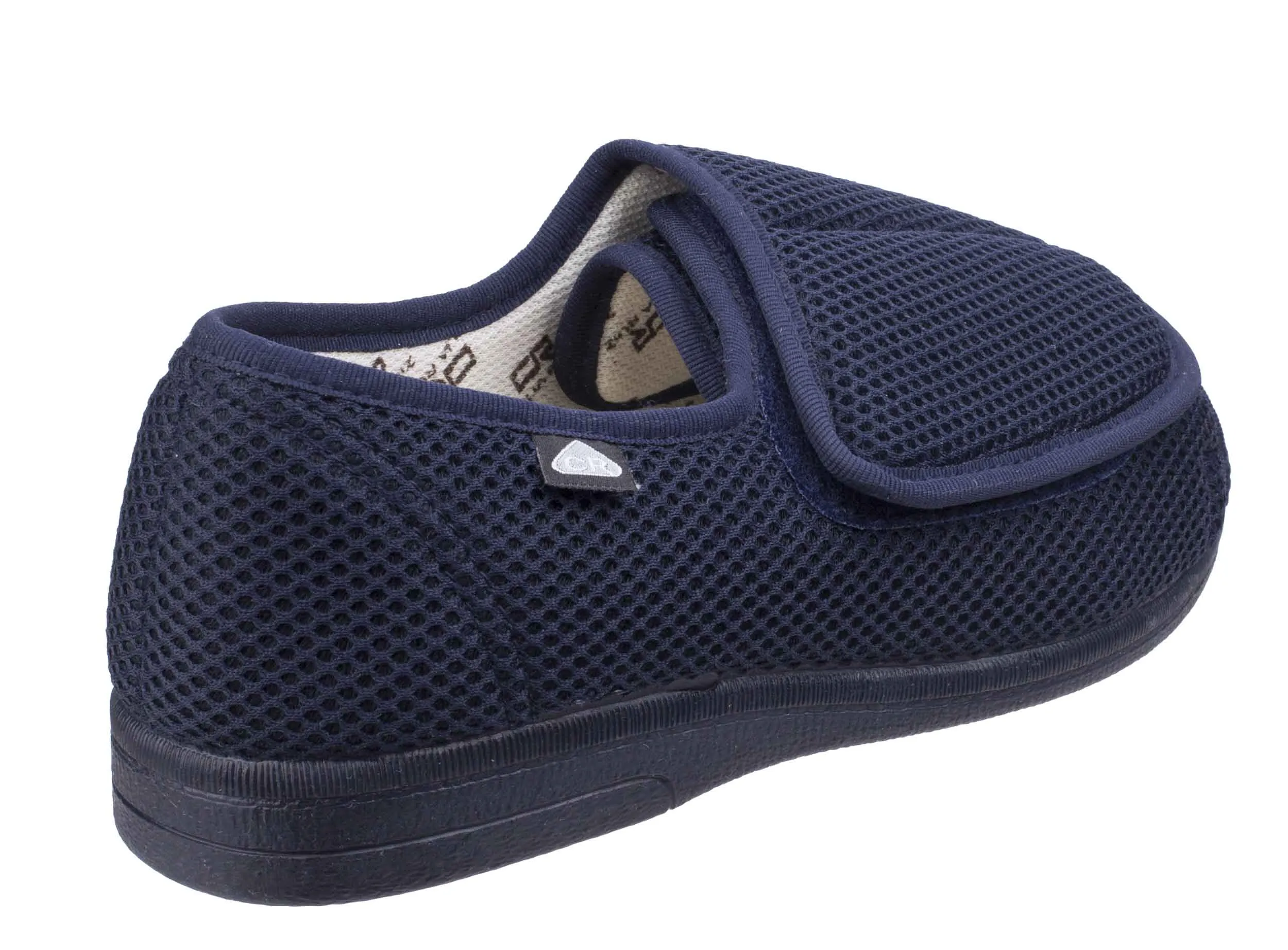 Mirak Celia Ruiz 300 Mens Extra Wide Touch Fastening Canvas Shoe Best House Slippers For Narrow Feet