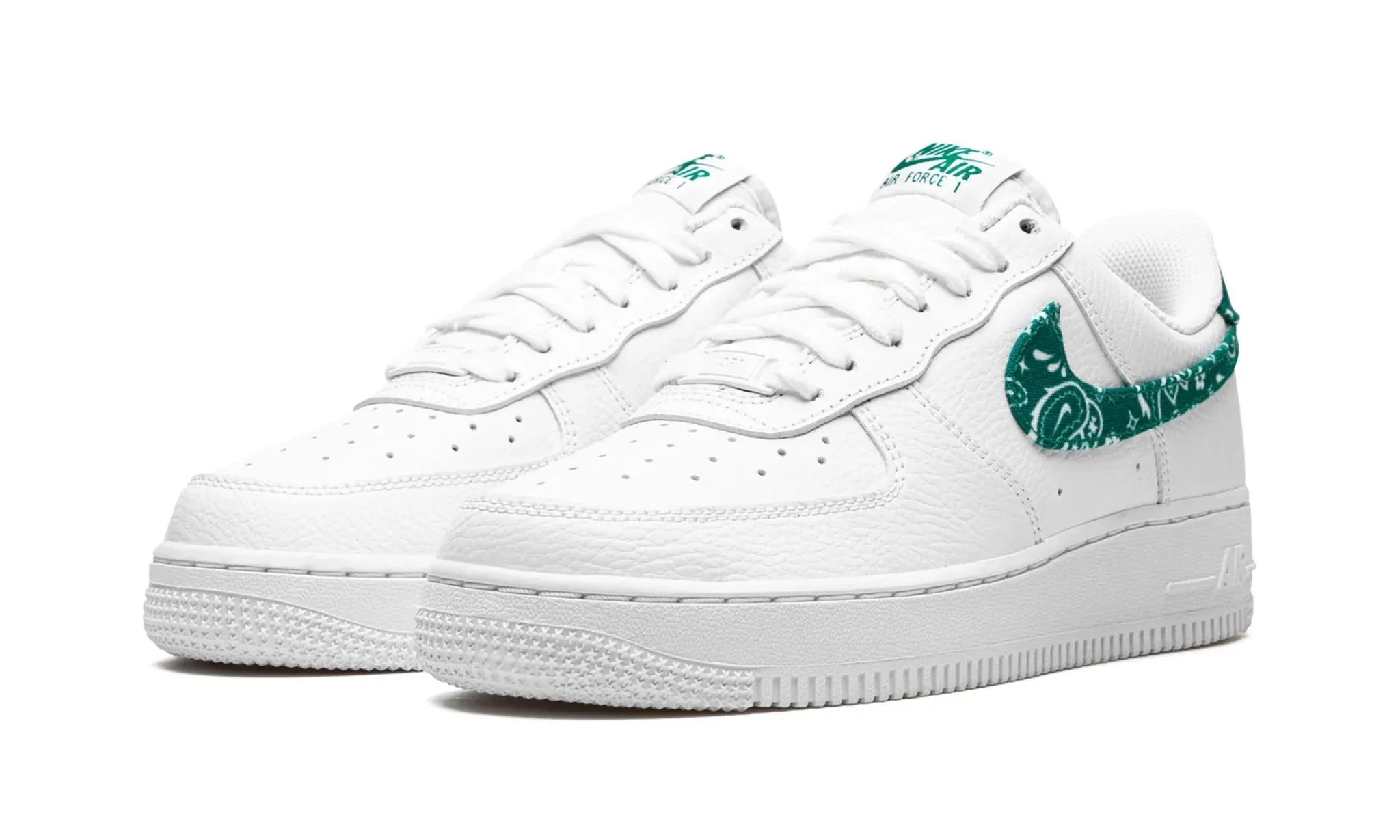 NIKE AIR FORCE 1 WHITE GREEN PAISLEY (W) Asics Shoes Shop