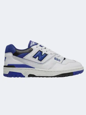 New Balance 574 Wide Width New Balance 550 Men Lifestyle Shoes White/Royal